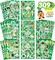 309PCS St. Patrick's Day Theme Stickers Shamrock Stickers for Kids Irish Stickers